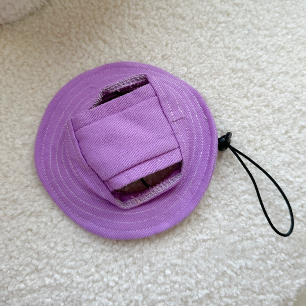 Cat Dog Sun Hat Exposed Ears Pet Bucket Hat