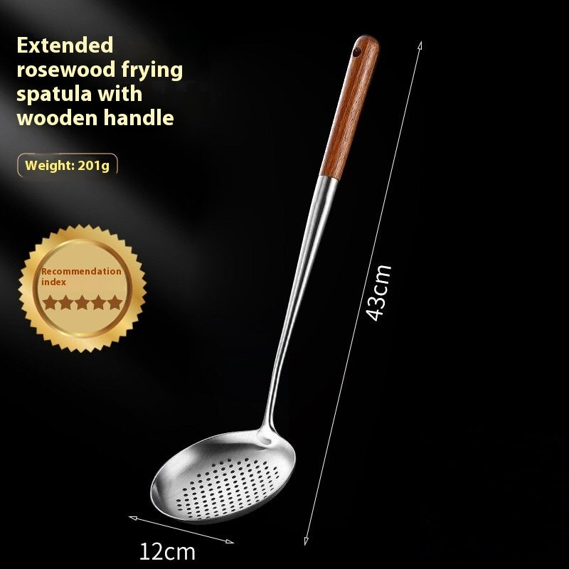 Extended Handle Rosewood 304 Stainless Steel Kitchenware