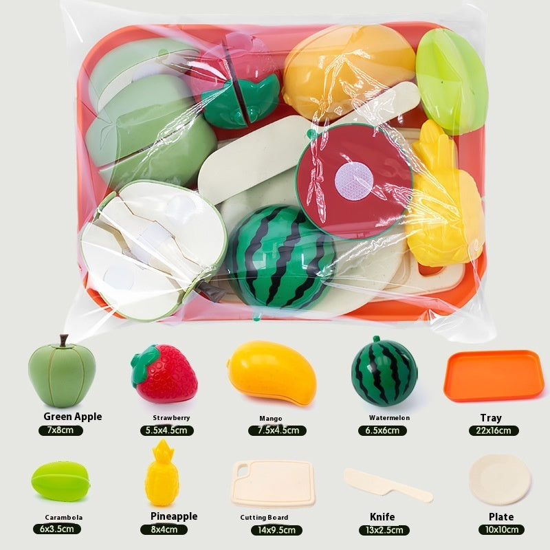 Children Play House Emulational Fruit Slicer Educational Toys