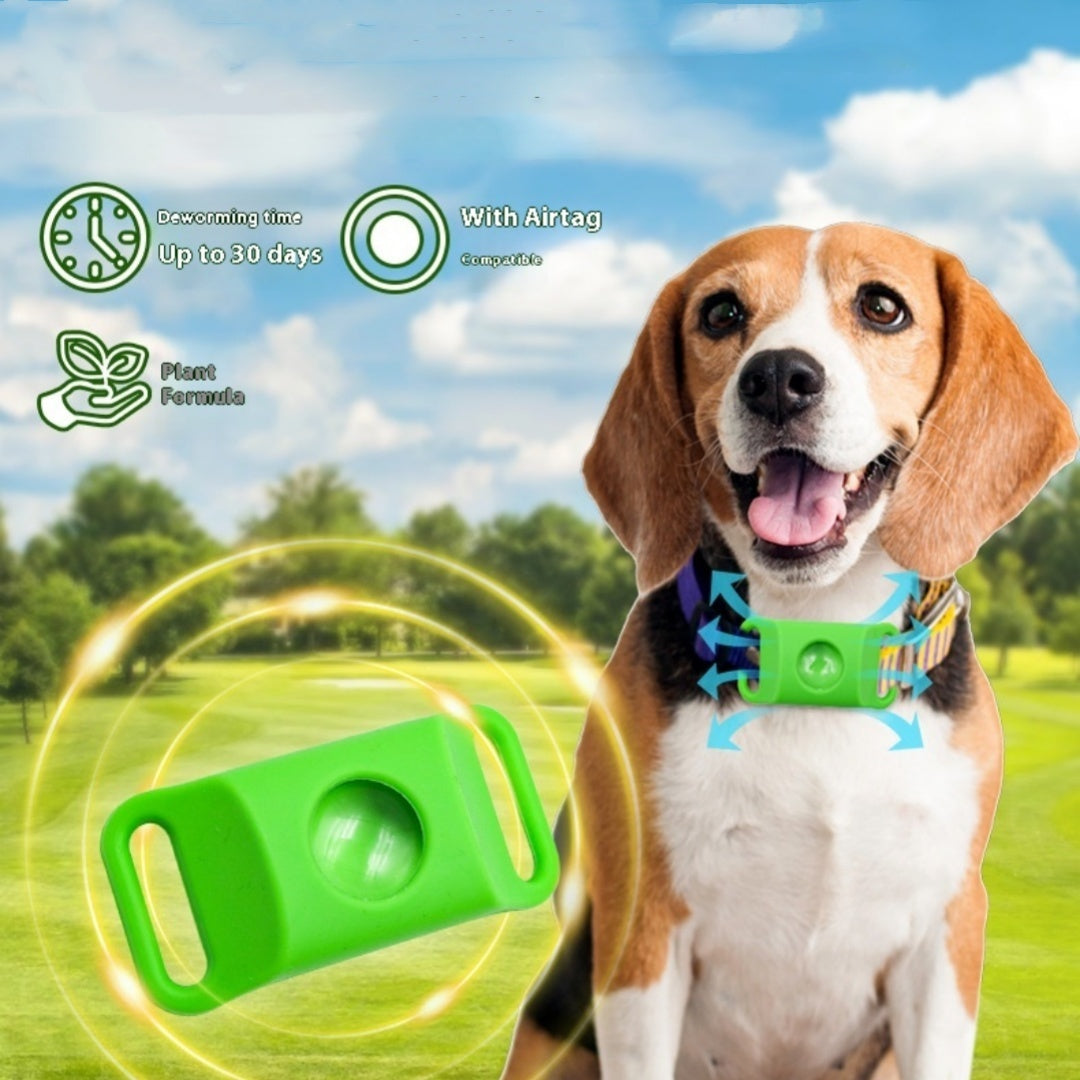 Pet Insect Repellent Button Collar Capsule Suit