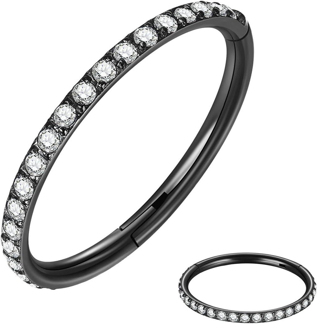 Stainless Steel Nose Ring Diamond Nose Ring Seamless Ring Multifunctional