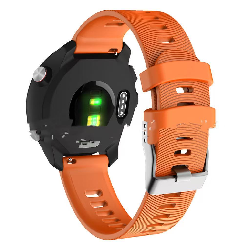 Universal Water Pattern Two-color Horizontal Pattern Silicone Buckle Strap