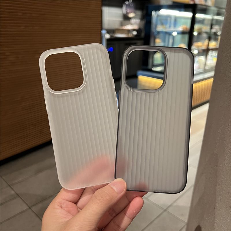 Semi-transparent Frosted Corrugated Phone Case