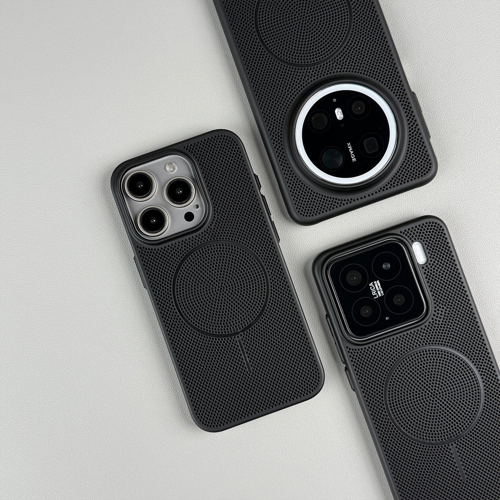 Breathable And Heat Dissipating Thin Ring Magnetic Phone Case