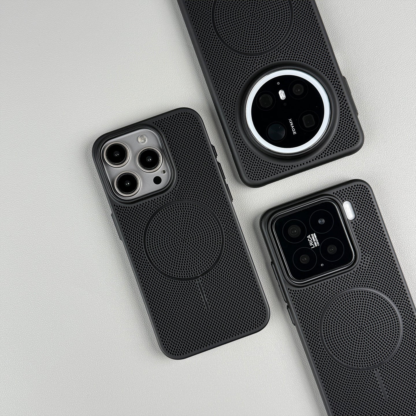 Breathable And Heat Dissipating Thin Ring Magnetic Phone Case