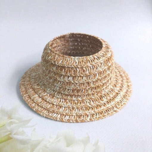 Straw Hat Automobiles Curtain Cloth Headwear Ear Leakage Baby Hat Air Top.