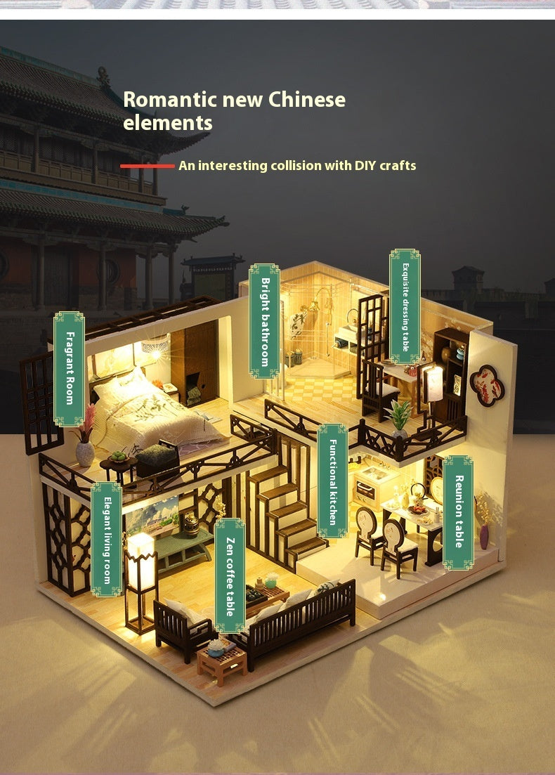 Chinese Style Simple New Chinese Style Cottage Handmade.