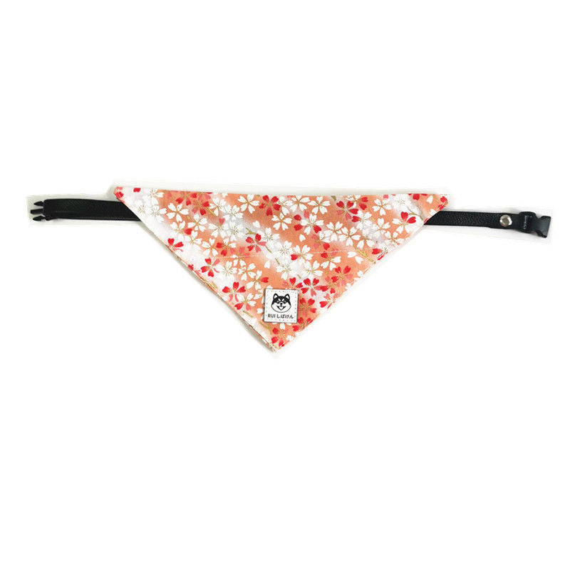 Japanese Tang Grass Pattern Dog Triangular Binder