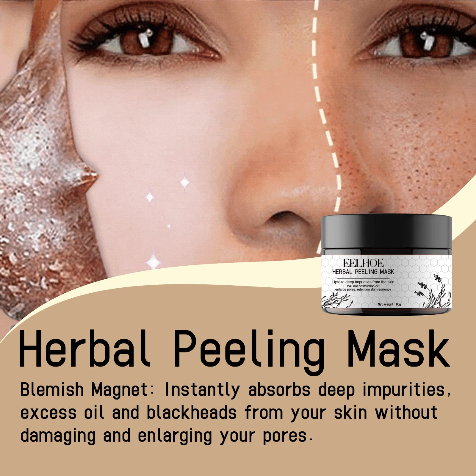 Tear And Pull Deep Cleansing Skin Nose Blackhead Firming Pores Nourishing And Hydrating Facial Mask