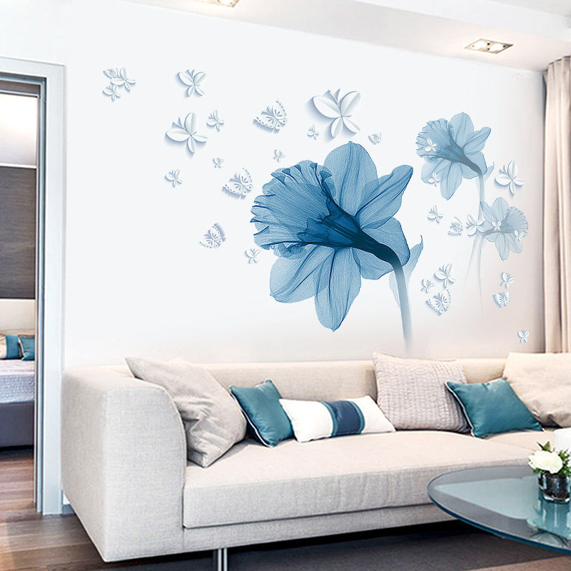 Bedroom Cozy Flower Room Decoration Wall Stickers - EL CHEG