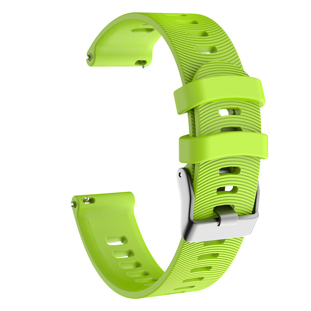 Universal Water Pattern Two-color Horizontal Pattern Silicone Buckle Strap