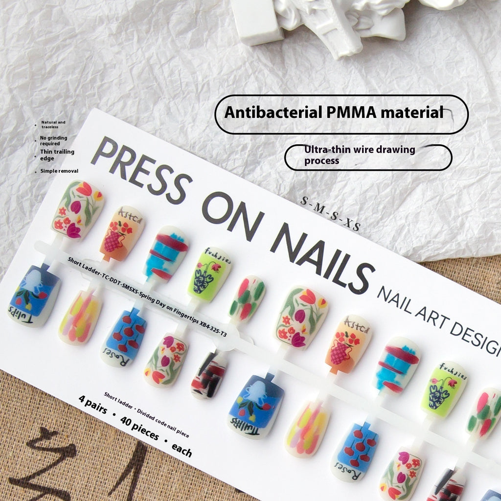 Spring Suede Frosted Seal Nail Art - EL CHEG