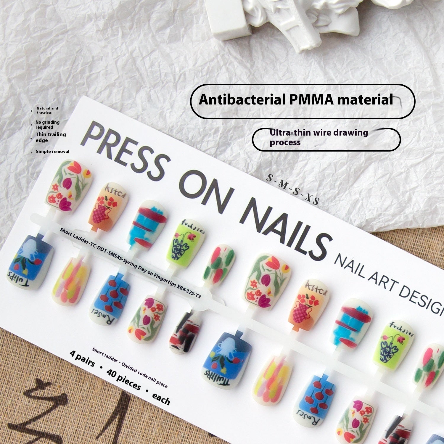 Spring Suede Frosted Seal Nail Art - EL CHEG