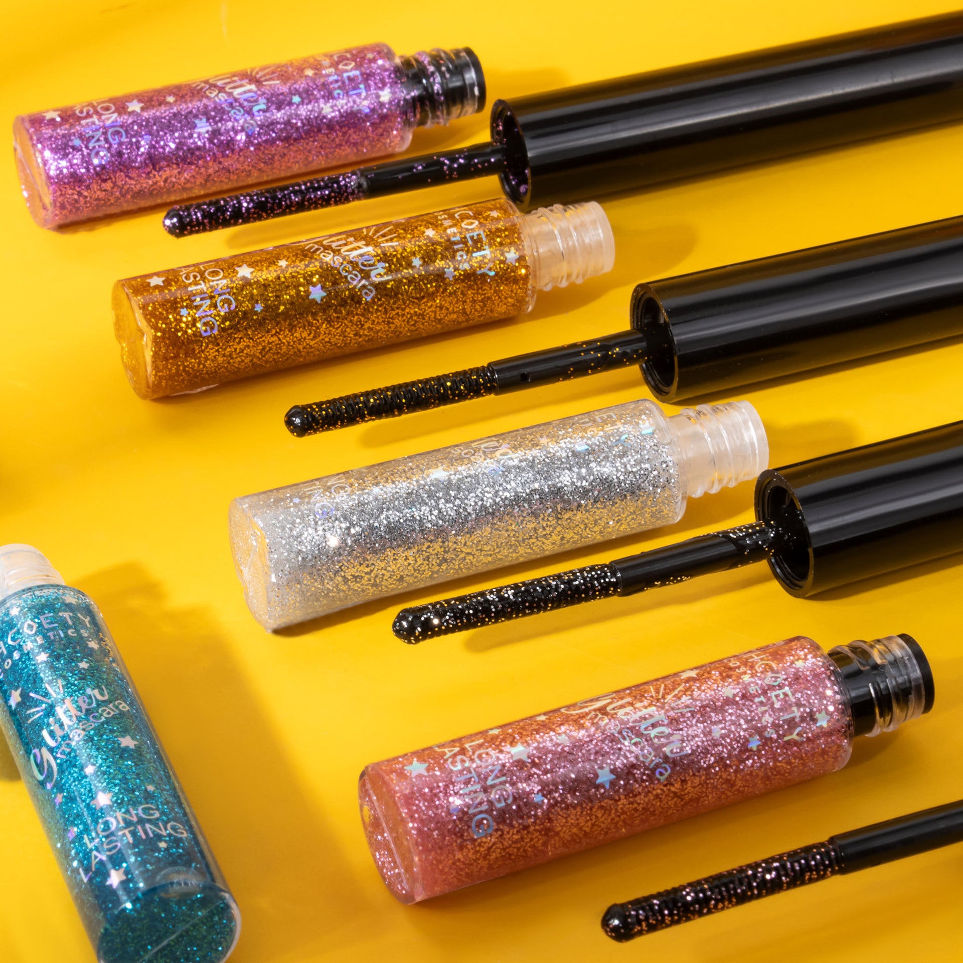 Color Mascara 5 Colors Waterproof Not Smudge - EL CHEG
