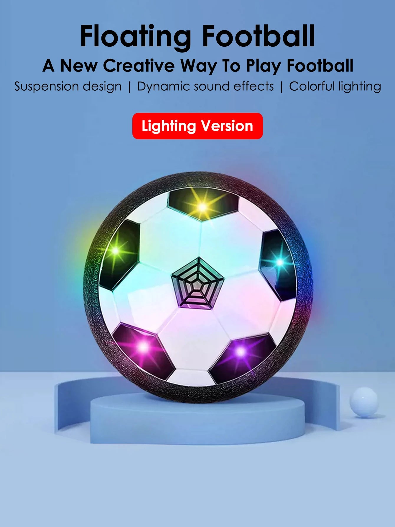 1pcs Floating Football Children's Interactive Football Electric Indoor Parent-child Interactive Sports Toys Creative Sports Toys - EL CHEG