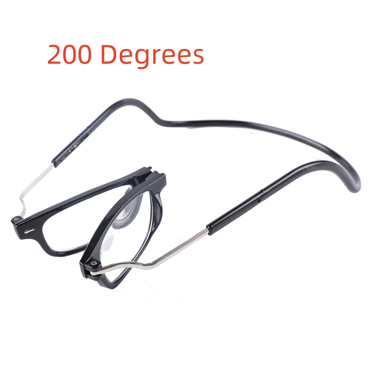Anti-lost Silicone Magnet Hanging Neck Foldable Presbyopic Glasses