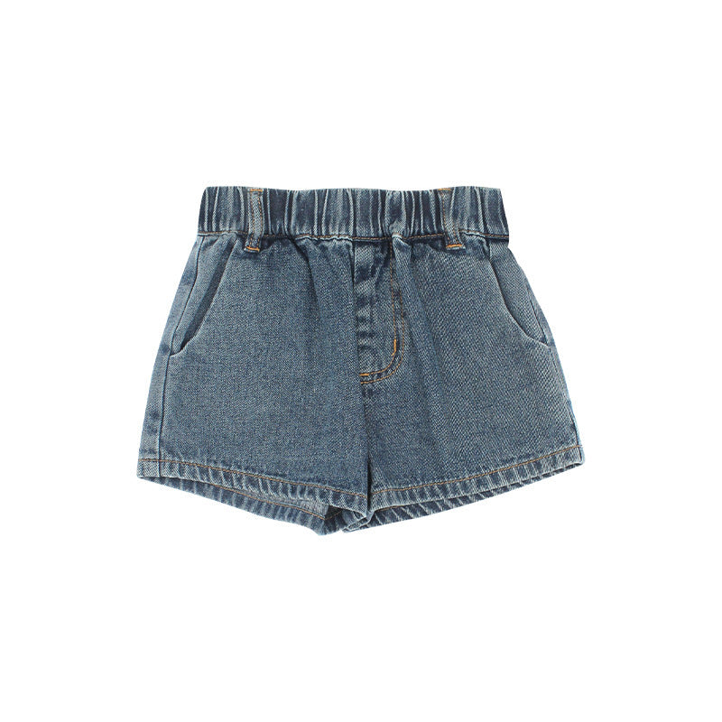Girls' Personality Pants Kitten Ears Denim Shorts