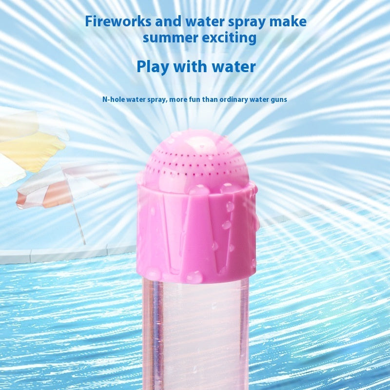 Children's Fireworks Gun Porous Outlet Large Capacity Pull-out Water Monitor.