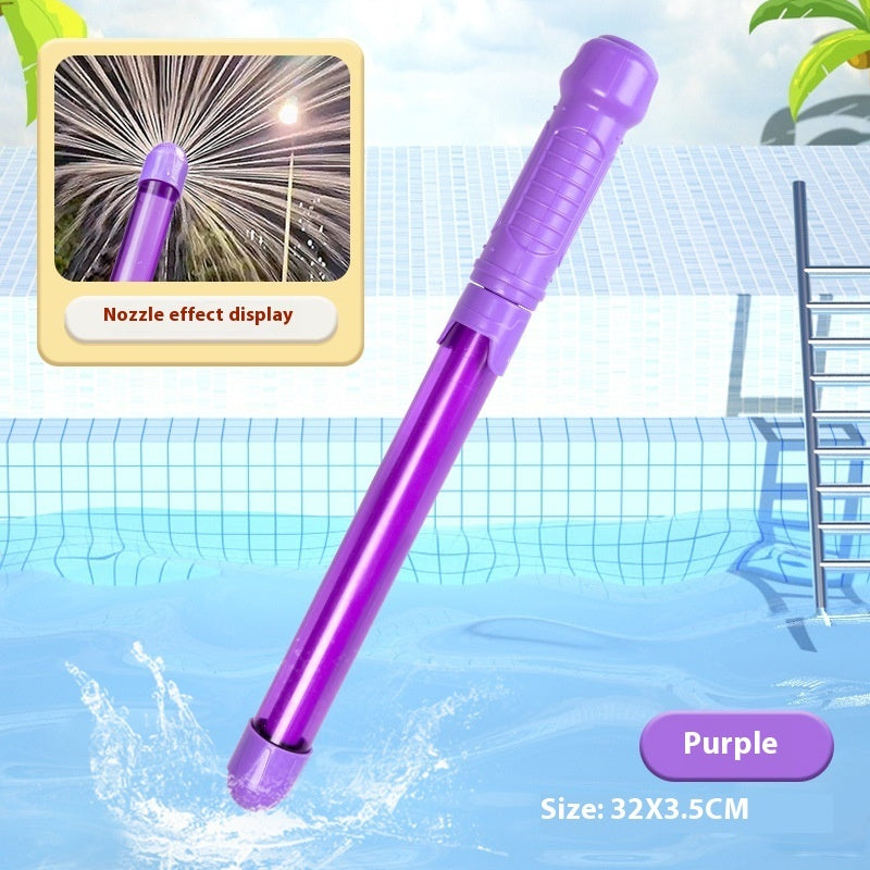 Children's Fireworks Gun Porous Outlet Large Capacity Pull-out Water Monitor.