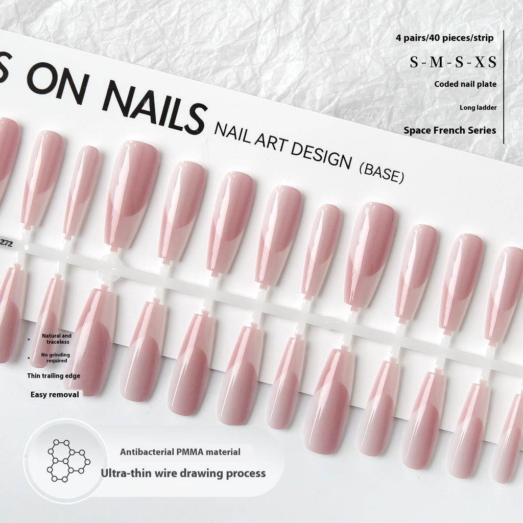 High-grade Long Crystal Plated Frosted Seal Nail Sticker - EL CHEG