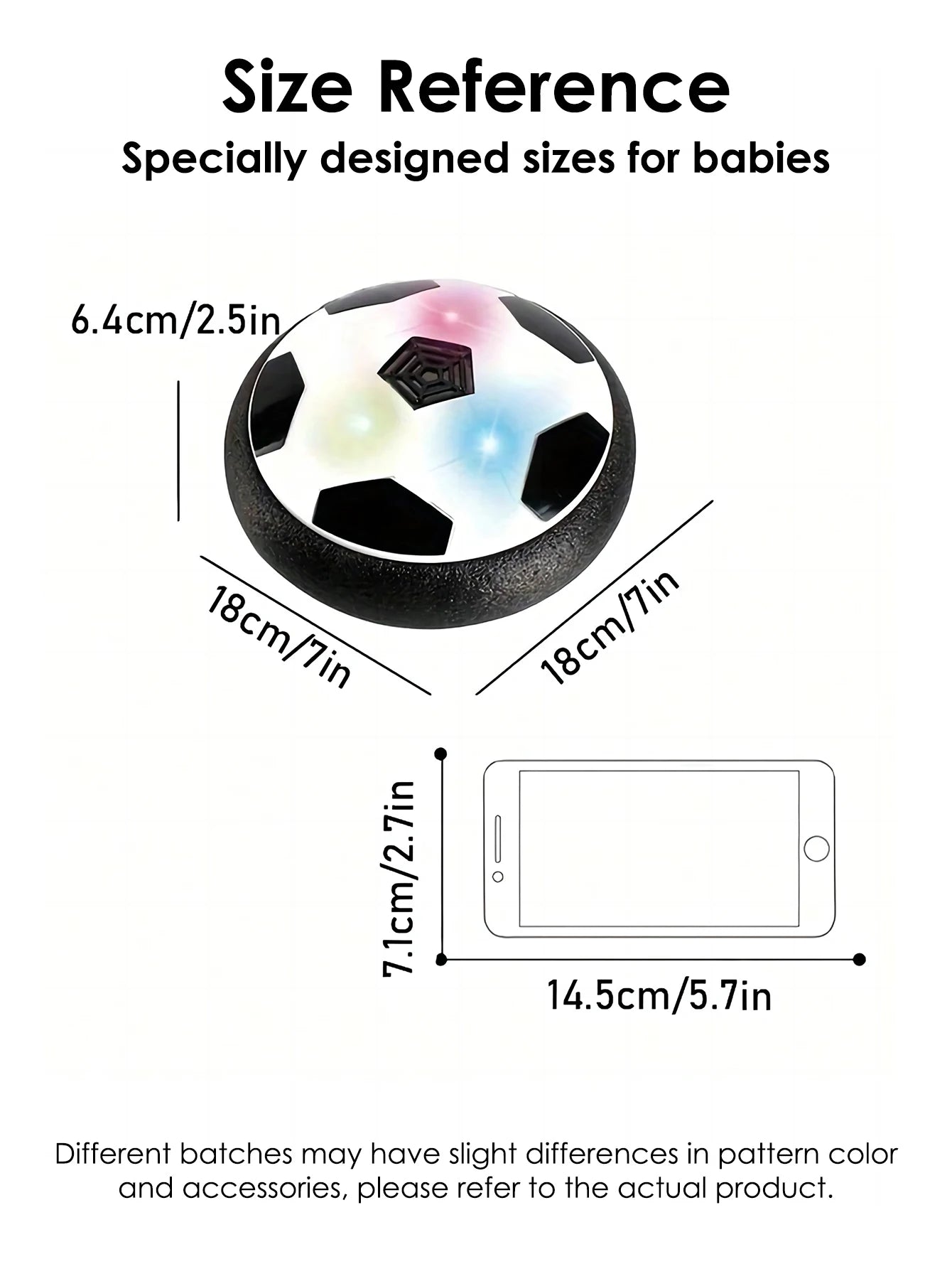 1pcs Floating Football Children's Interactive Football Electric Indoor Parent-child Interactive Sports Toys Creative Sports Toys - EL CHEG