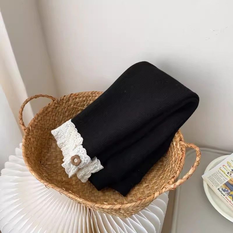 Girls' Velvet Padded Leggings All-matching Warm Pants