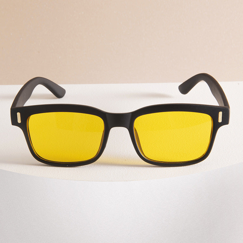 Retro Small Box Rice Nail Style Personalized Sunglasses With UV Protection