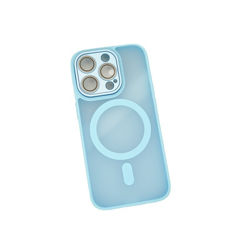 JD Magnetic Matte Phone Case All-inclusive Drop-resistant