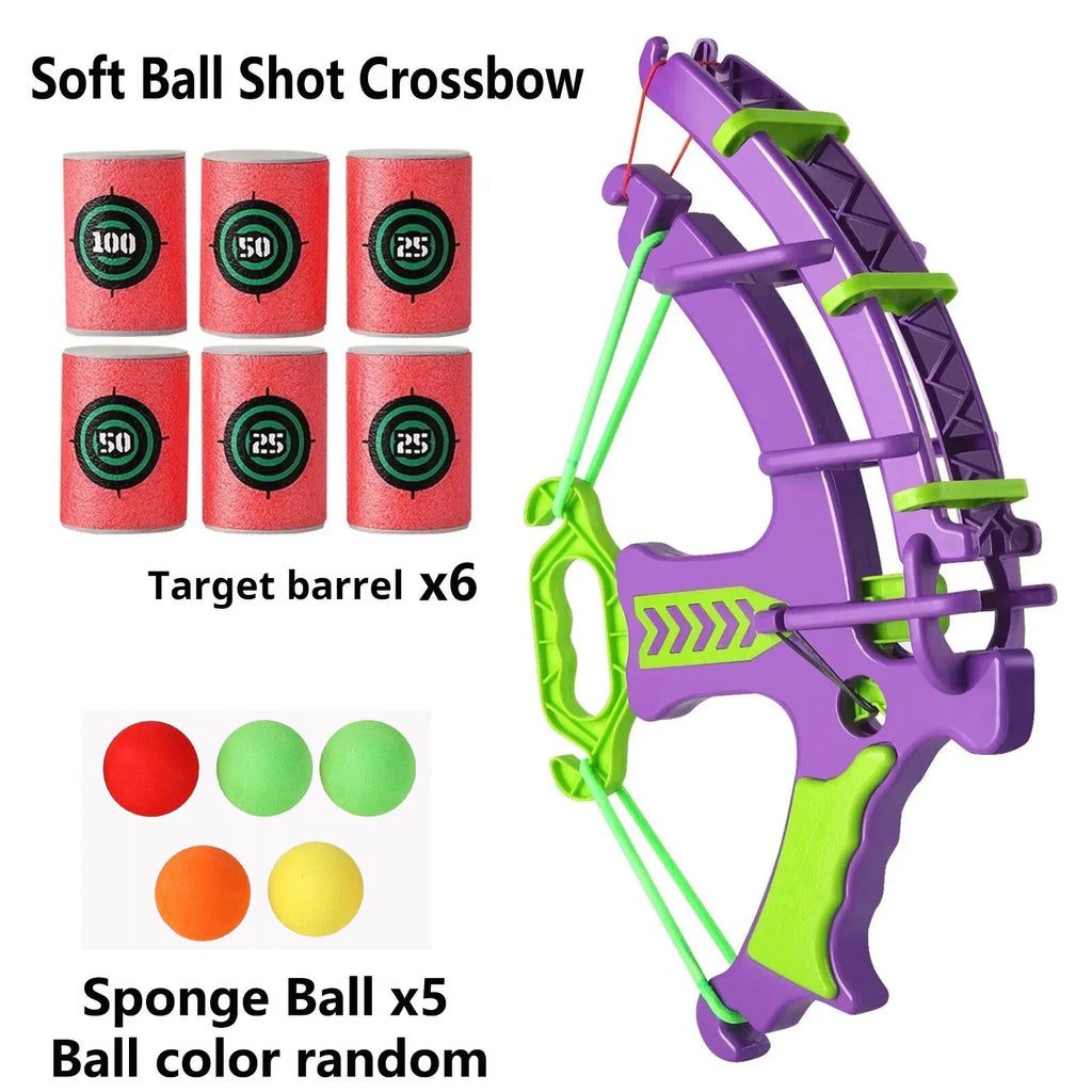 Soft Bullet Target Practice Toy for Children, Educational Shooting Practice Toys with Soft Bullets - EL CHEG