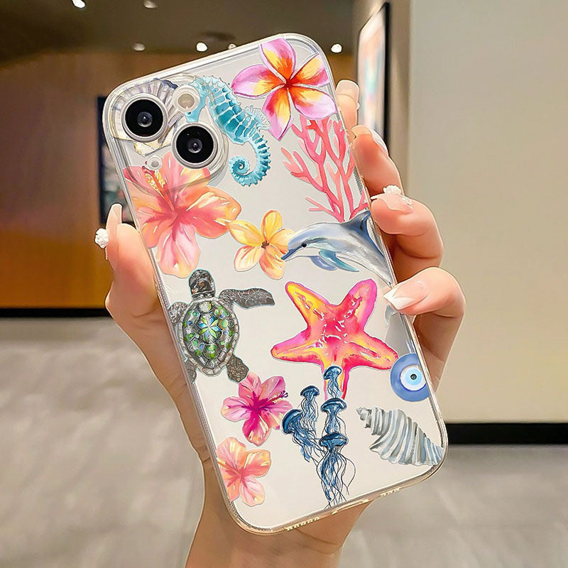 Dolphin Turtle Applicable Phone Case