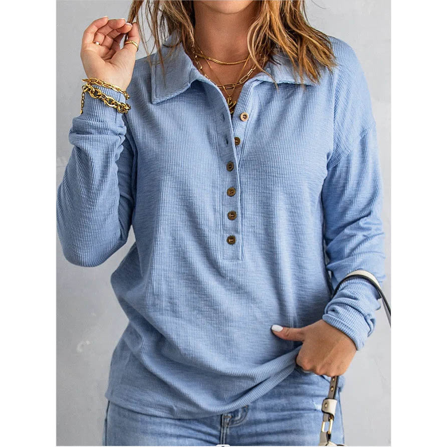 Long Sleeve Loose Casual Bottoming Top Autumn And Winter