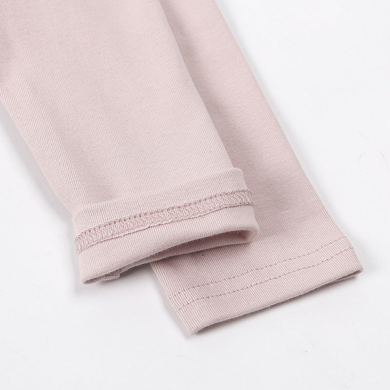 Medium And Large Children's Long Sleeve Bottoming Shirt Children's Round Neck T-shirt