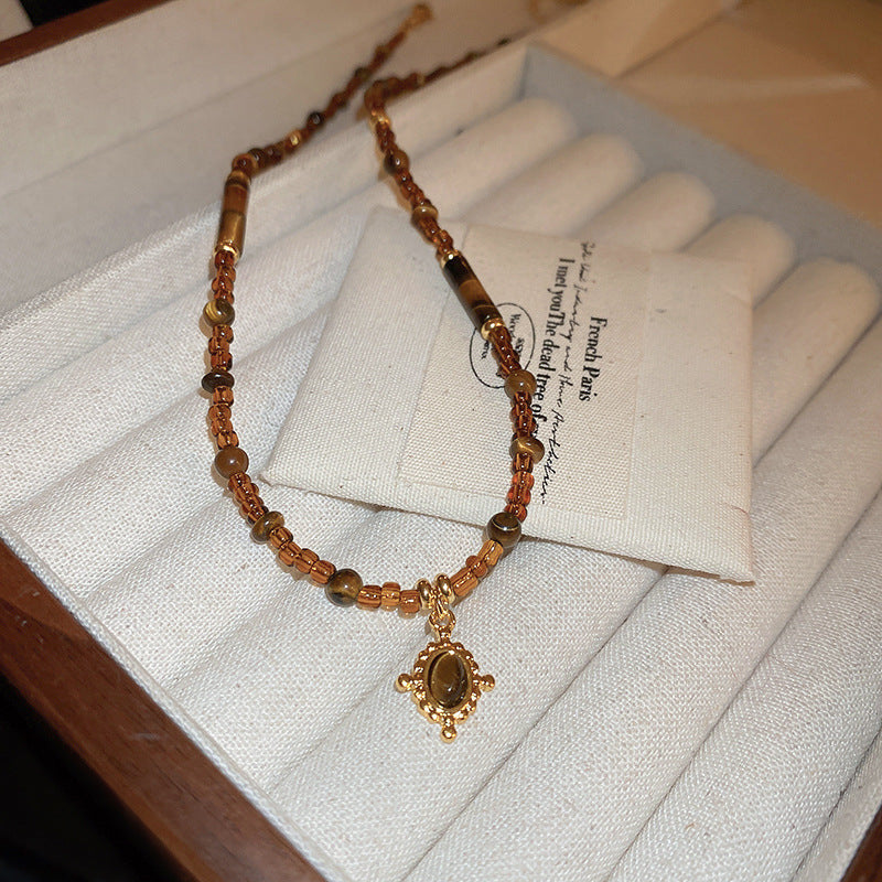 Sun Pendant Stainless Steel Necklace