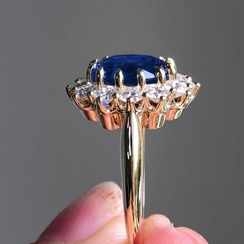 Sapphire Ring Fashion Simple Women's Diamond Jewelry