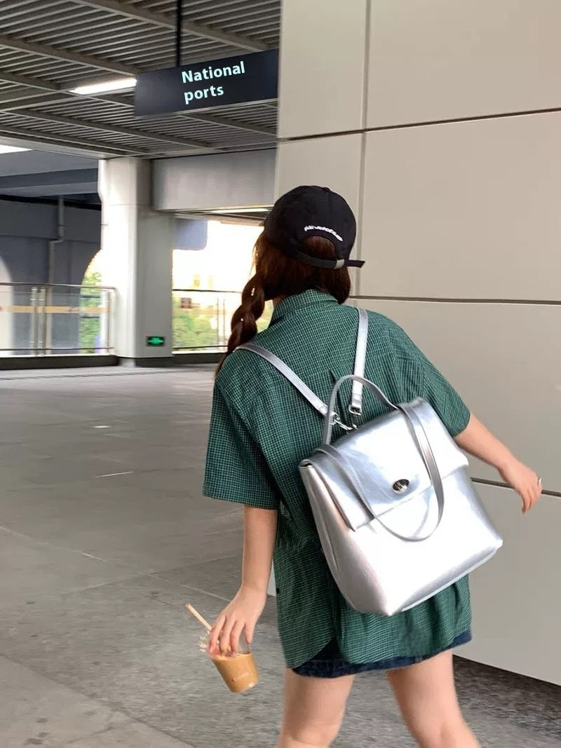 Commuter's All-matching Travel Backpack Portable Schoolbag Female