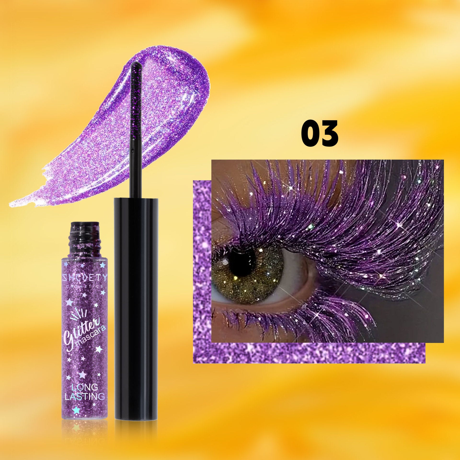 Color Mascara 5 Colors Waterproof Not Smudge - EL CHEG
