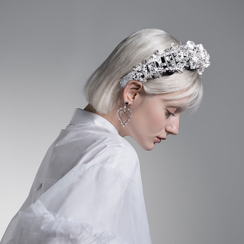 Europe And America Baroque Sponge Hairband Hair Accessories