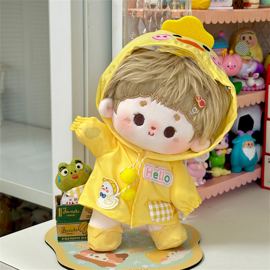 10cm20cm Cotton Doll Clothes Suit Cute Animal Outdoor Raincoat