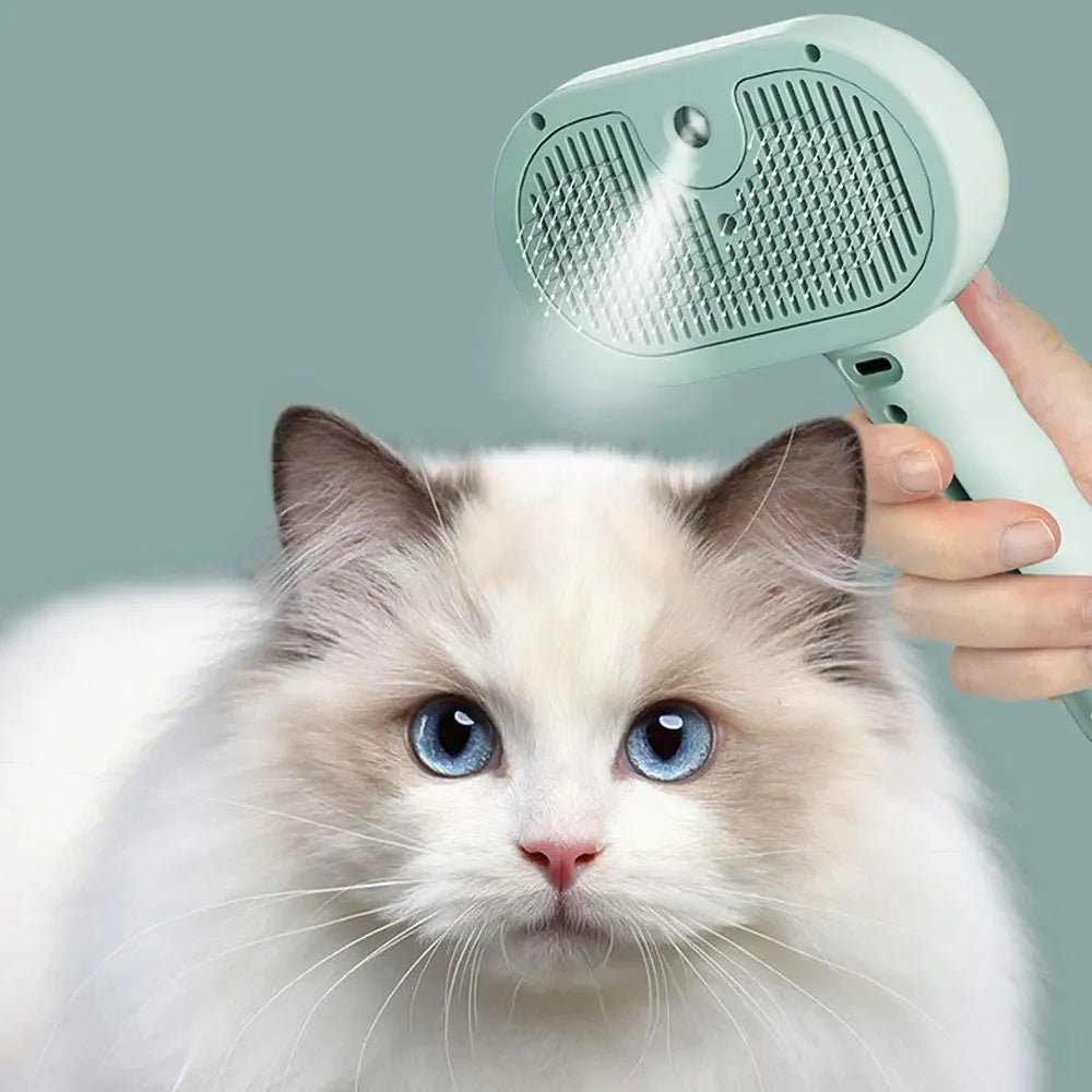 Pets Spray Hair Comb Pet Hair Remover Cleaning Brush Cats Grooming Dog Accessories Tools Dematting Water Mist Humidifier Comb Pet Supplies - EL CHEG