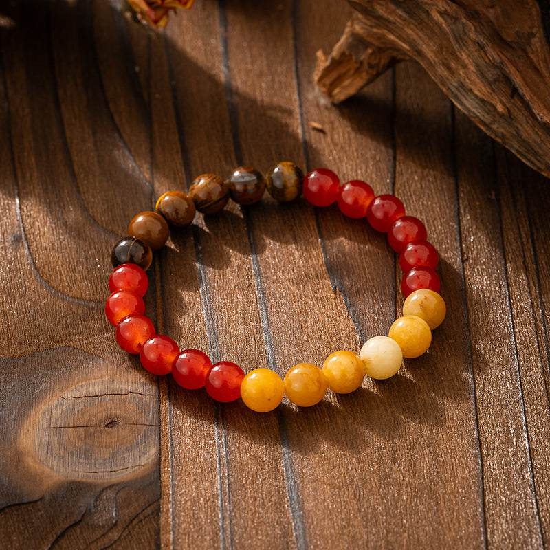 Vintage Tassel Bohemian Style Natural Stone Beaded Long Sweater Chain