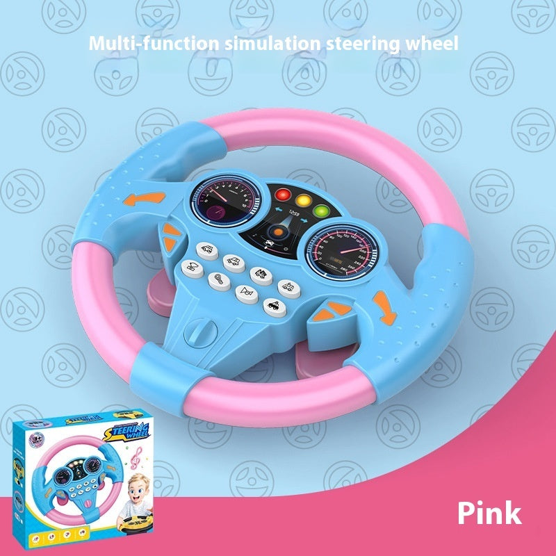 Suction Cup Large Analog Co-pilot Music Steering Wheel