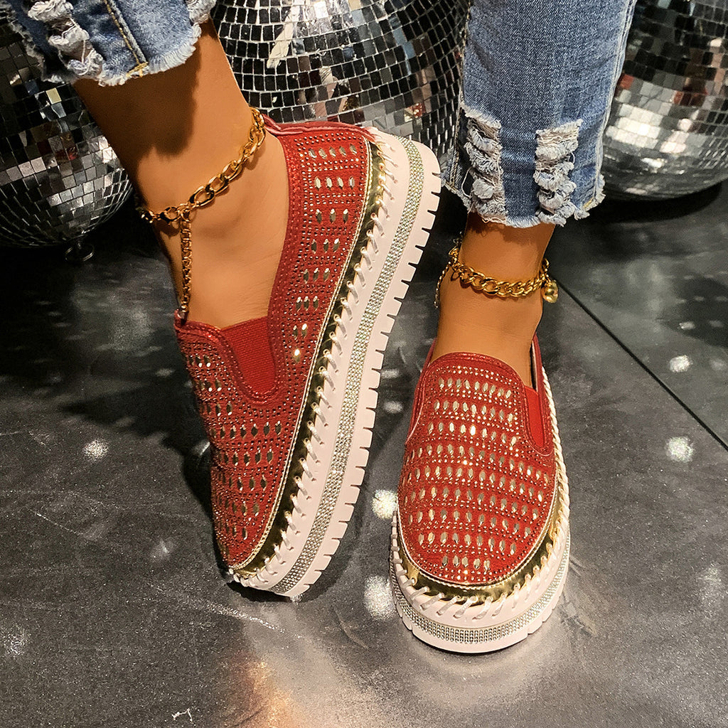 Plus Size Low-cut Loafers Summer Mesh Breathable
